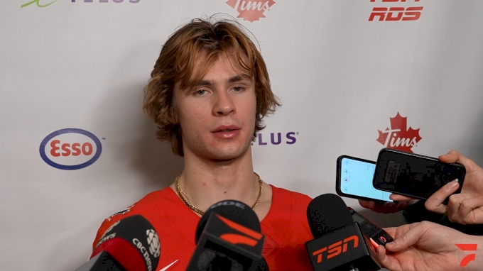 'Good luck to the Czechs in the finals' Gavin McKenna discusses Canada ...