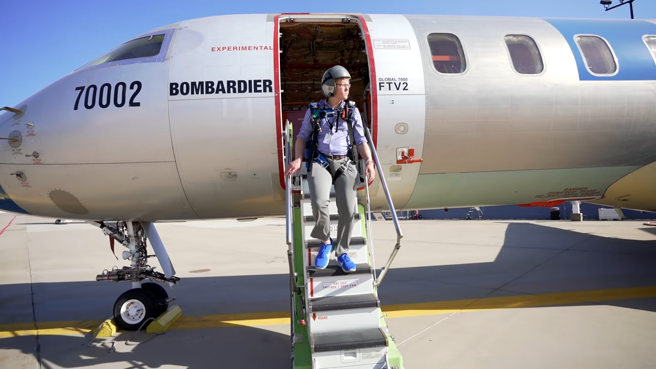 How test pilots push the world’s largest business jet to its limits