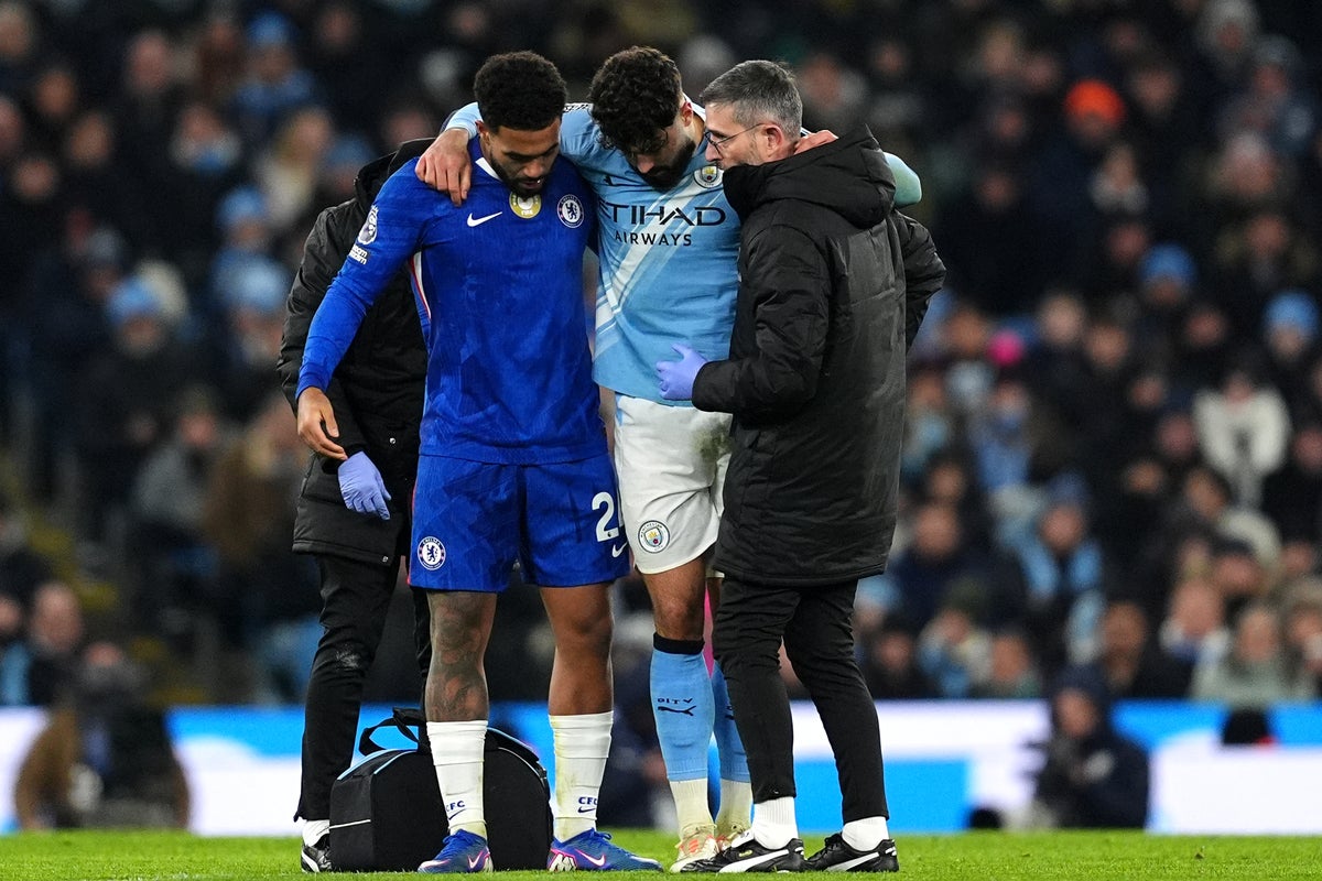Man City’s crushing injury blow leaves season hanging by a thread