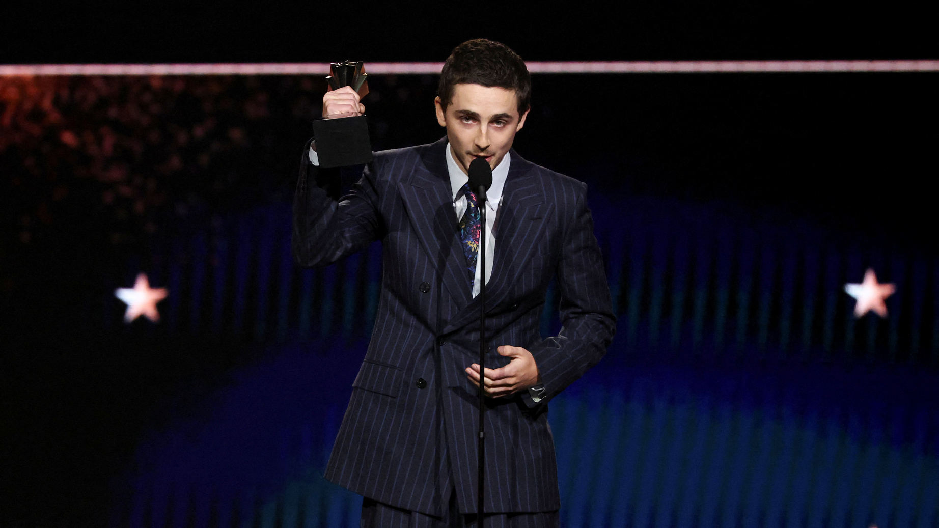 Timothée Chalamet venceu prêmio de Melhor Ator pelo filme Marty Supreme