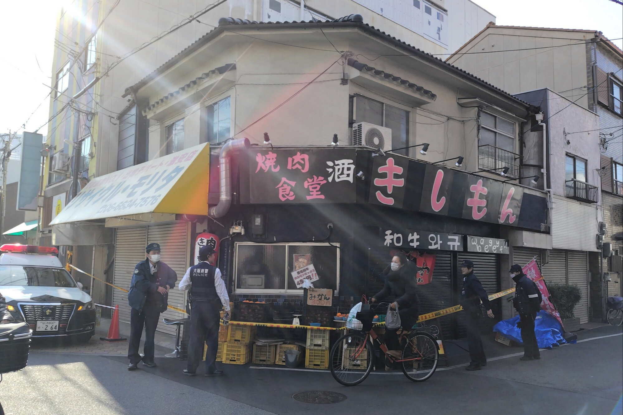 大阪・西成の焼き肉店に頭部など負傷の男性、死亡 事件とみて捜査
