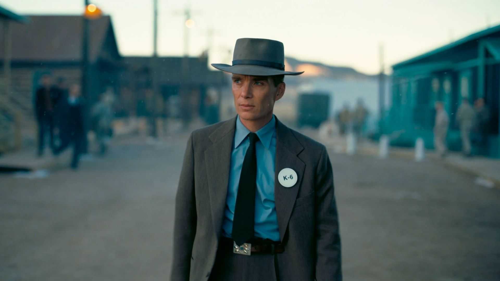 Cillian Murphy as J. Robert Oppenheimer in Oppenheimer