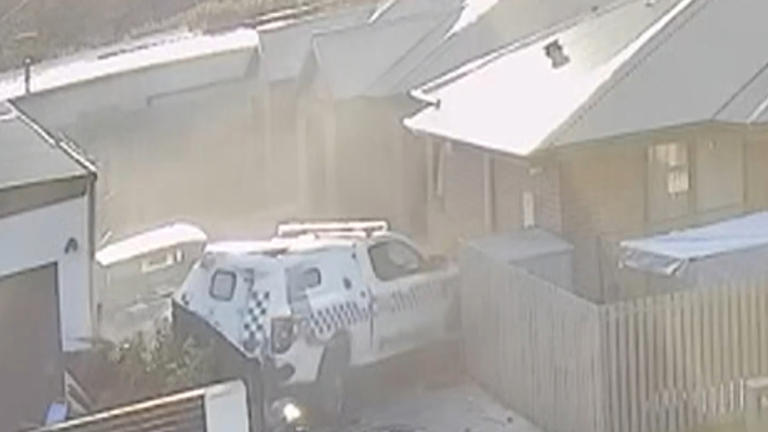 Man charged after police vehicle allegedly rammed