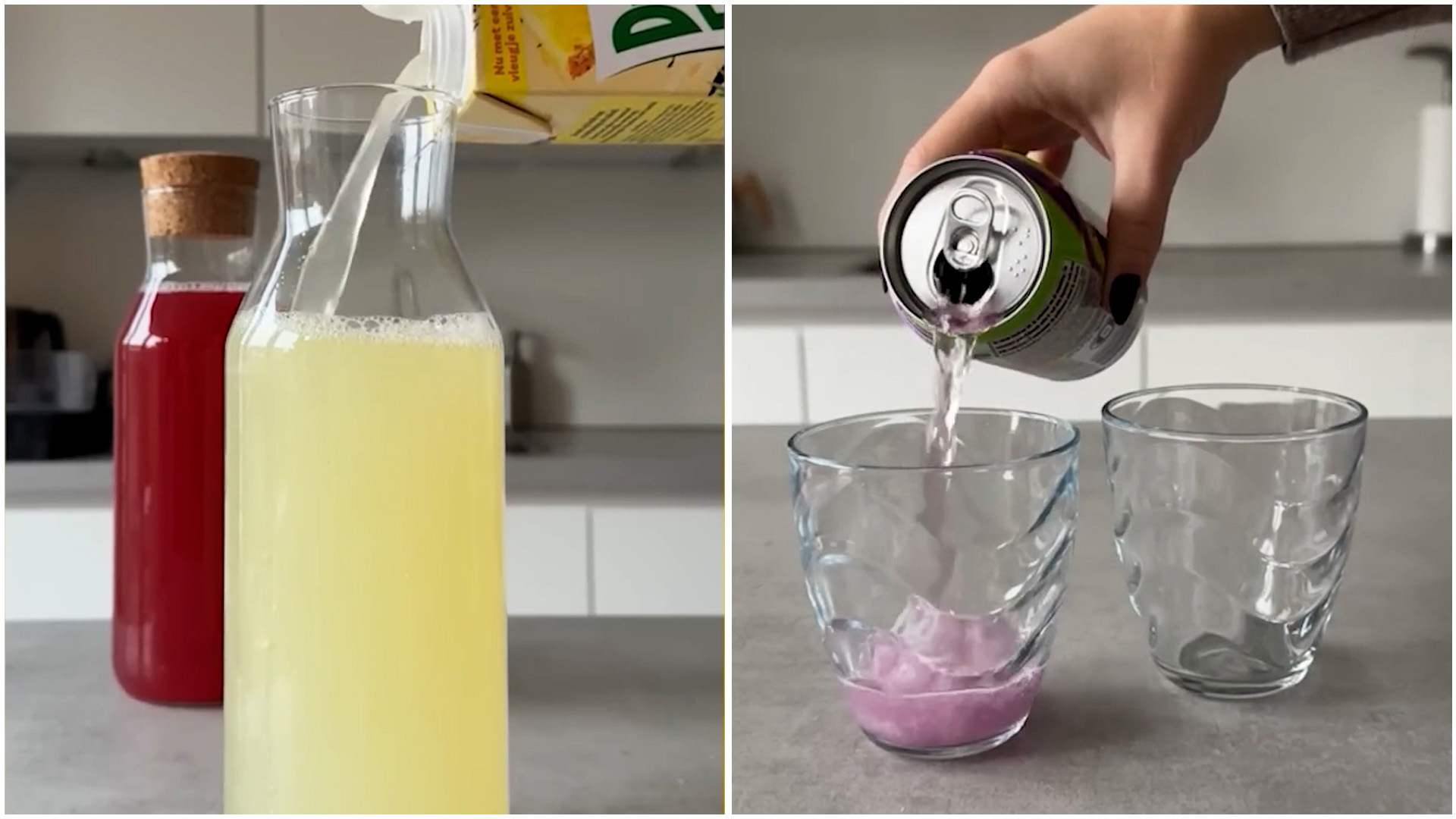 ASMR de reposición de bebidas refrescantes
