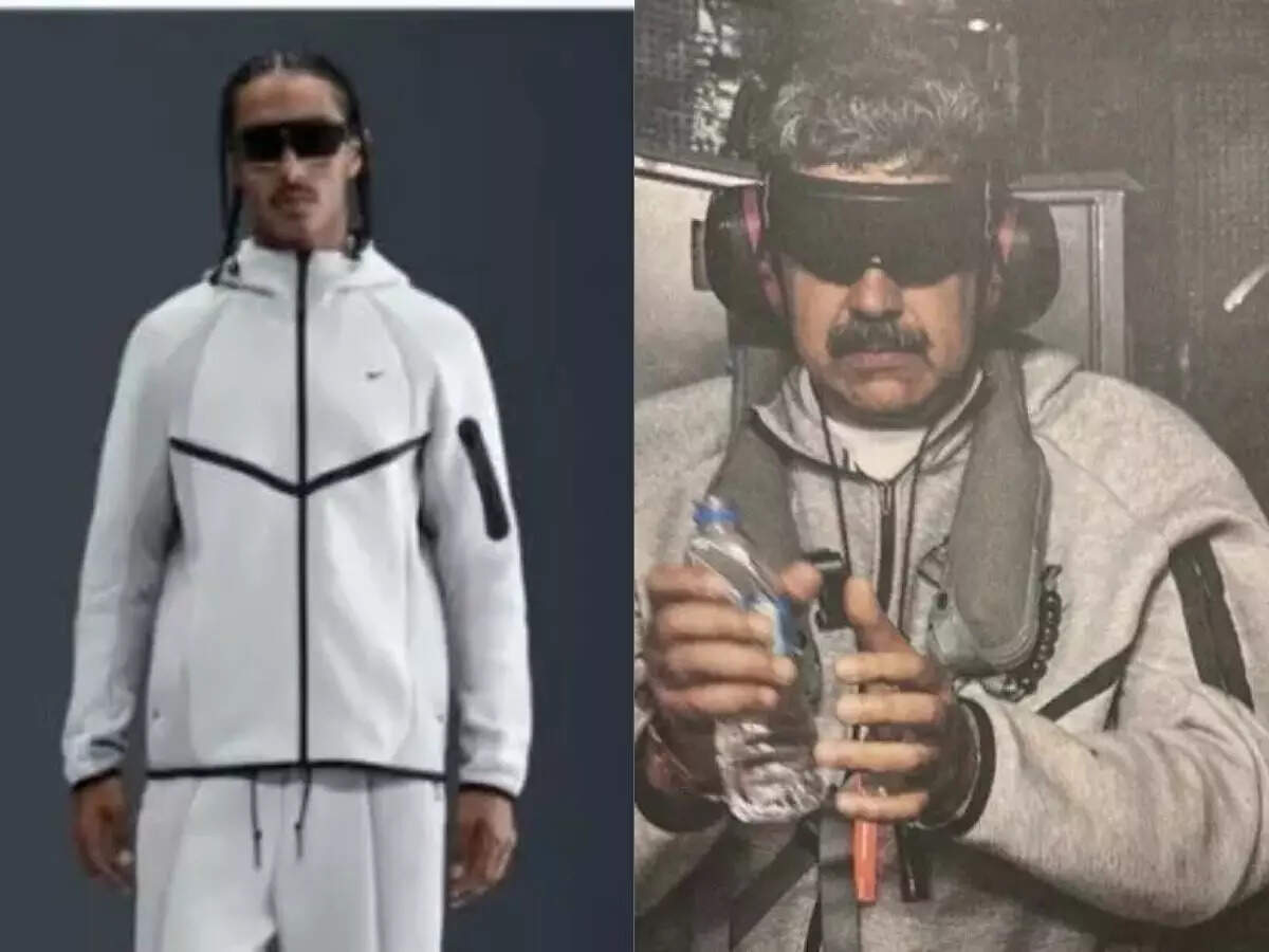 Trump captures Maduro, but his grey Nike tech tracksuit becomes a ...
