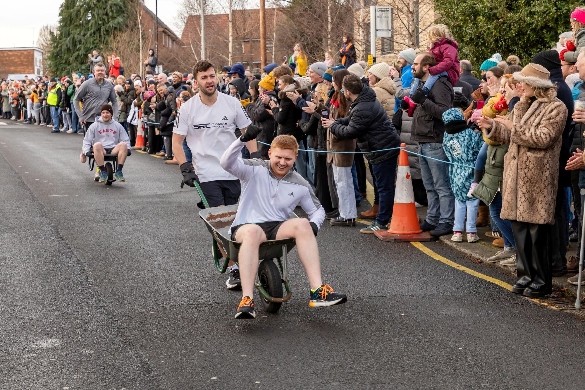 Ponteland Wheelbarrow Race 2026 picture special: Big crowd enjoys the ...