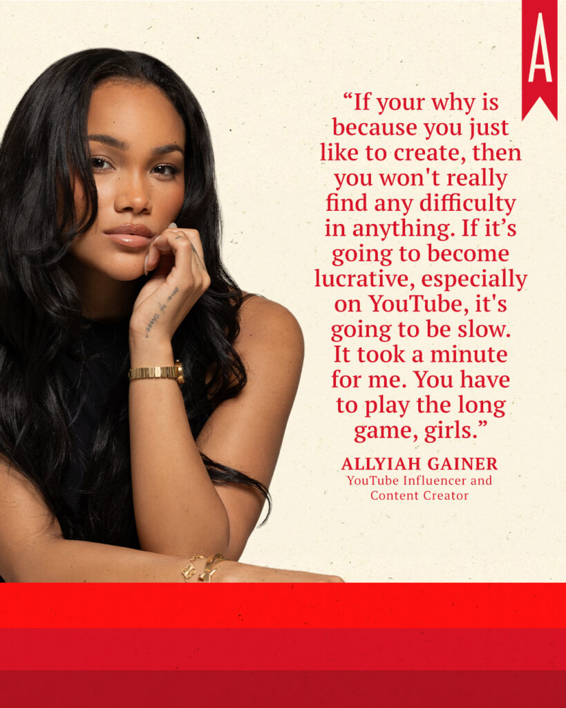 A peek inside her agenda: Allyiah Gainer