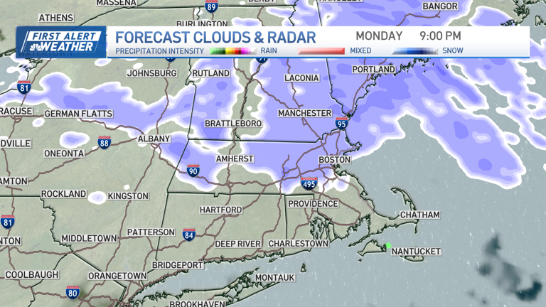 Tracking more snow coming our way overnight Monday