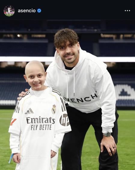 Asencio, un gol con dedicatoria muy especial
