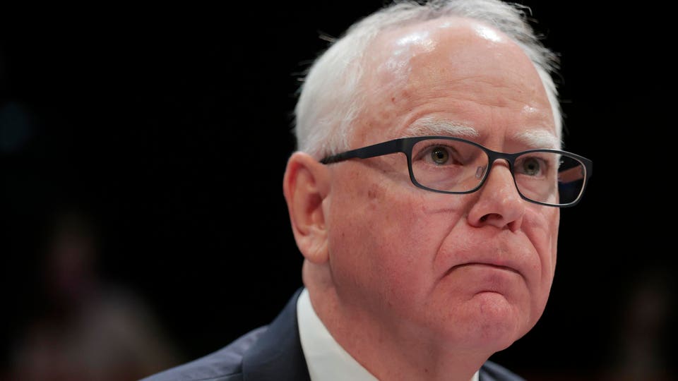 Tim Walz drops third-term bid as Minn. governor amid fraud scandal