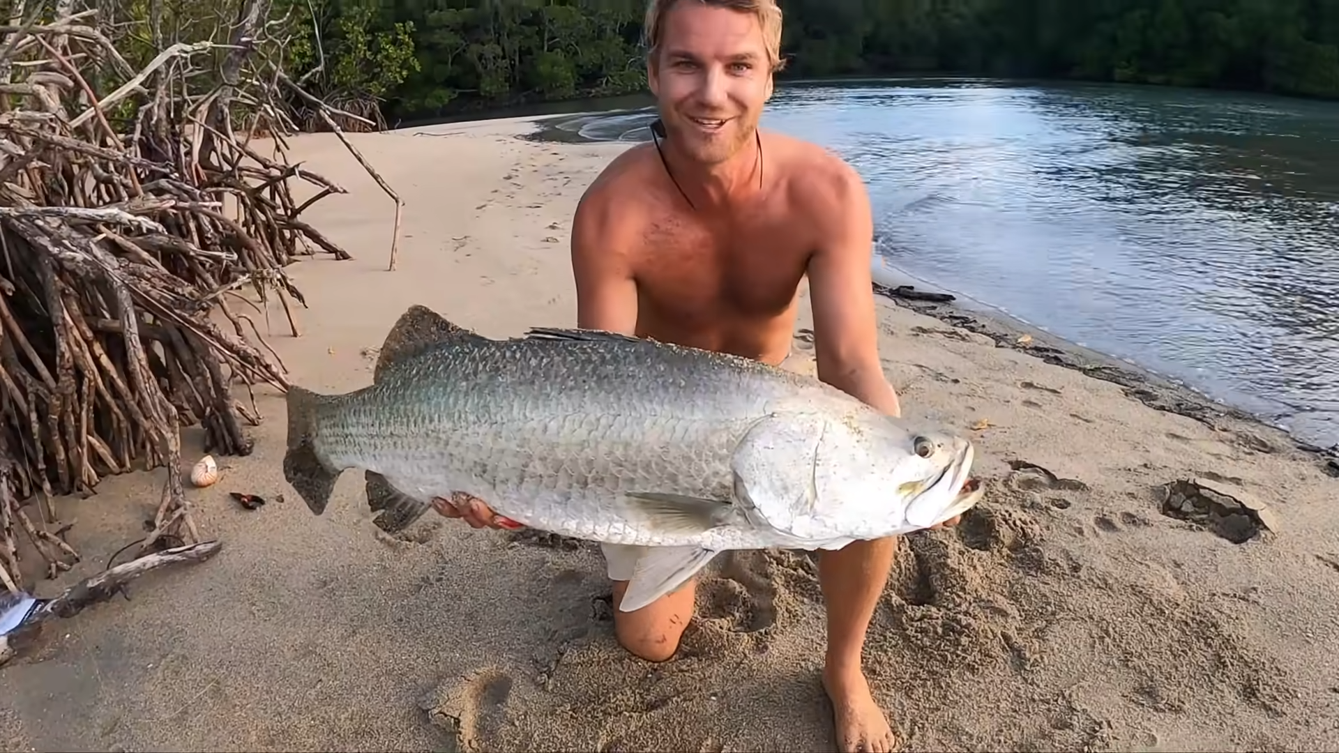 It's all or nothing – then the barramundi snapped the rod