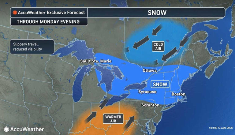 Trio of storms to hit Northeast with snow, ice, rain: Here's timing