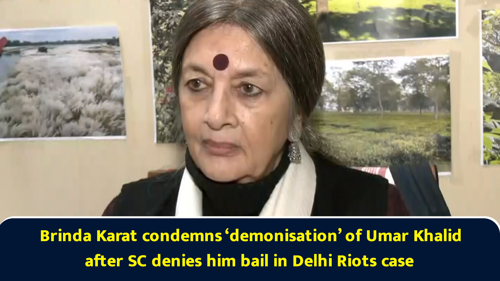 Brinda Karat condemns ‘demonisation’ of Umar Khalid after SC denies him ...