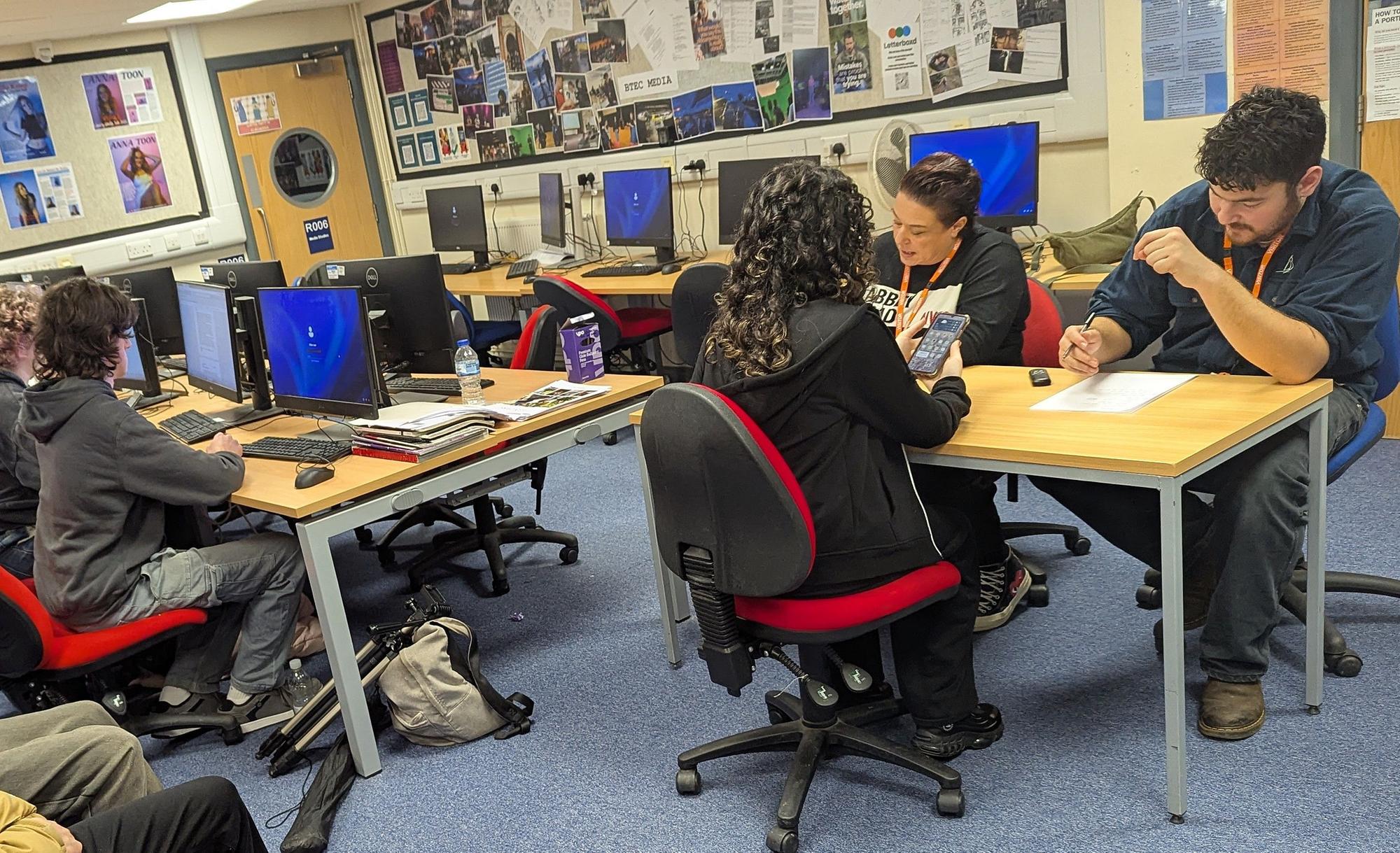 Cinema experts focus on Collyer's students' pitching skills