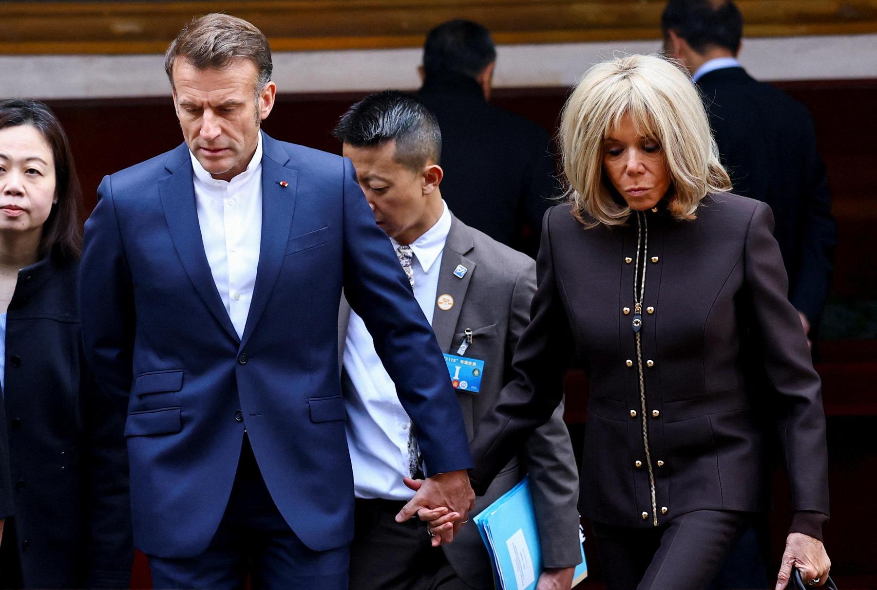 Gerüchte über Brigitte Macron im gestreut Zehn Personen wegen