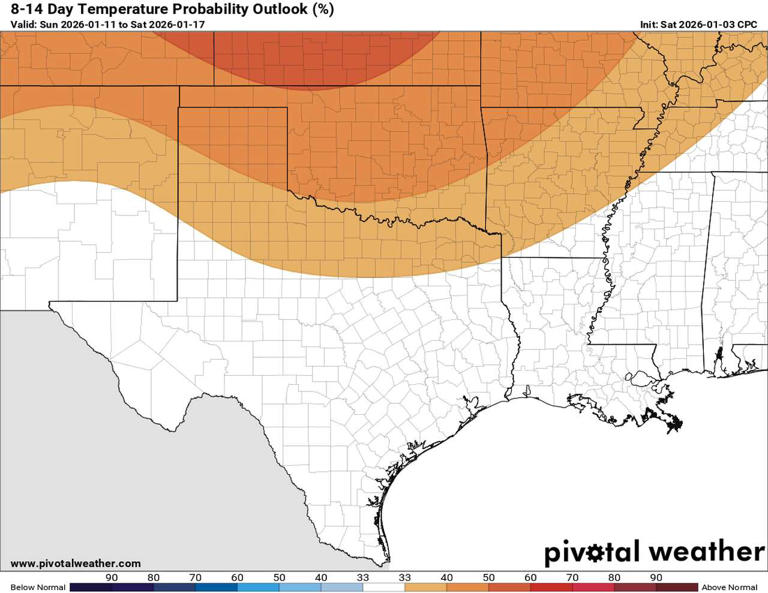 Late-week cold front resets Houston temperatures after days in the 80s
