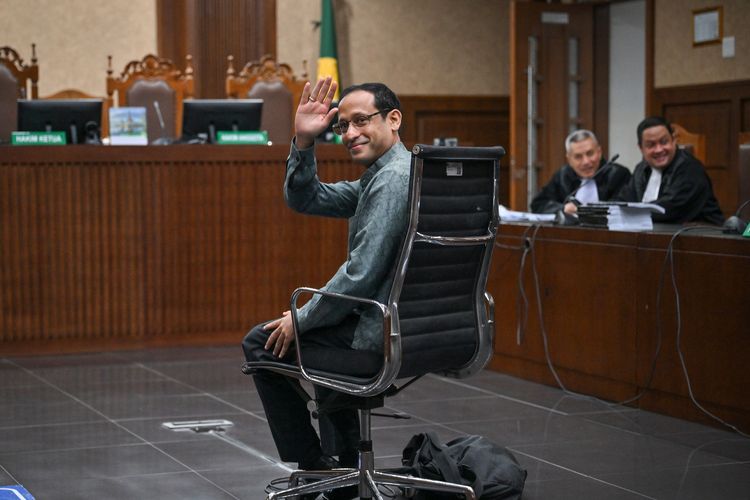 Nadiem Makarim akan hadapi putusan sela sidang Chromebook hari ini