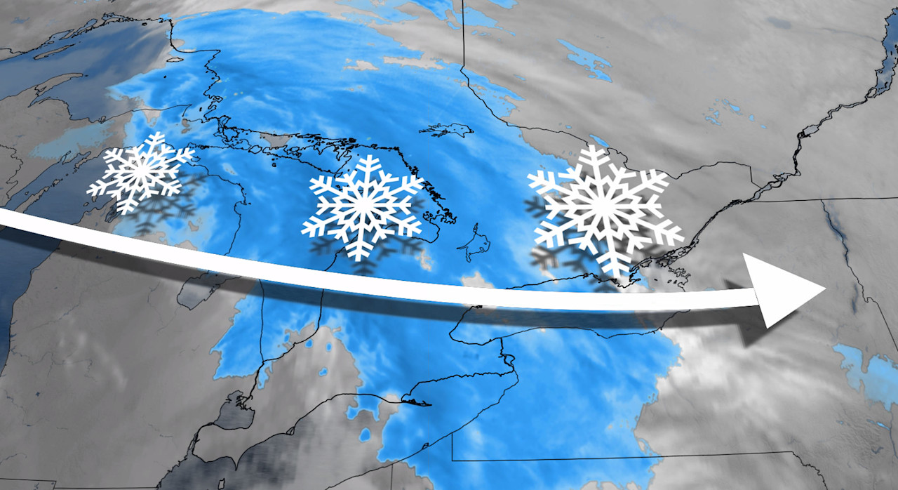 Blast of snow threatens Monday travel in Ontario, freezing rain risk next