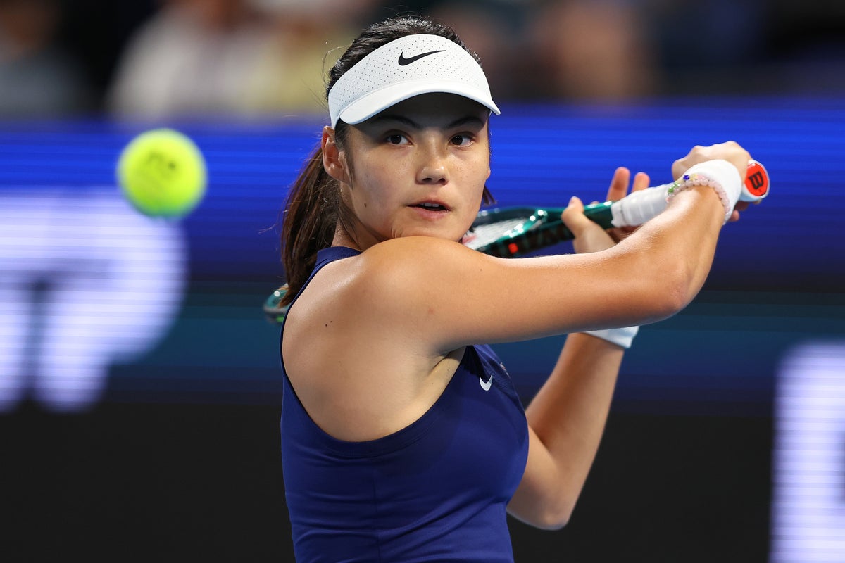 sachin and babi light blue dress Emma Raducanu: Tennis star says its 'great to be back' in London