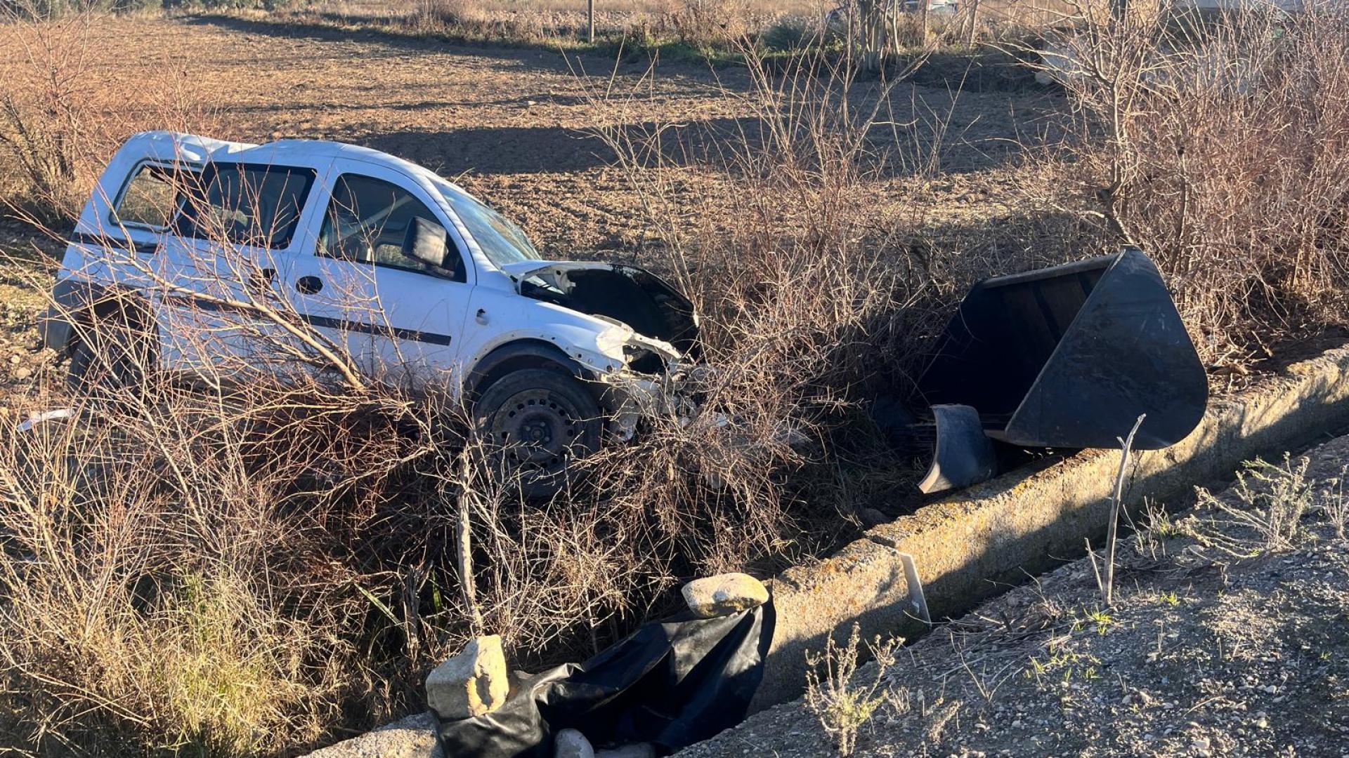 Muere un conductor en un accidente de tráfico en un pueblo de Zaragoza