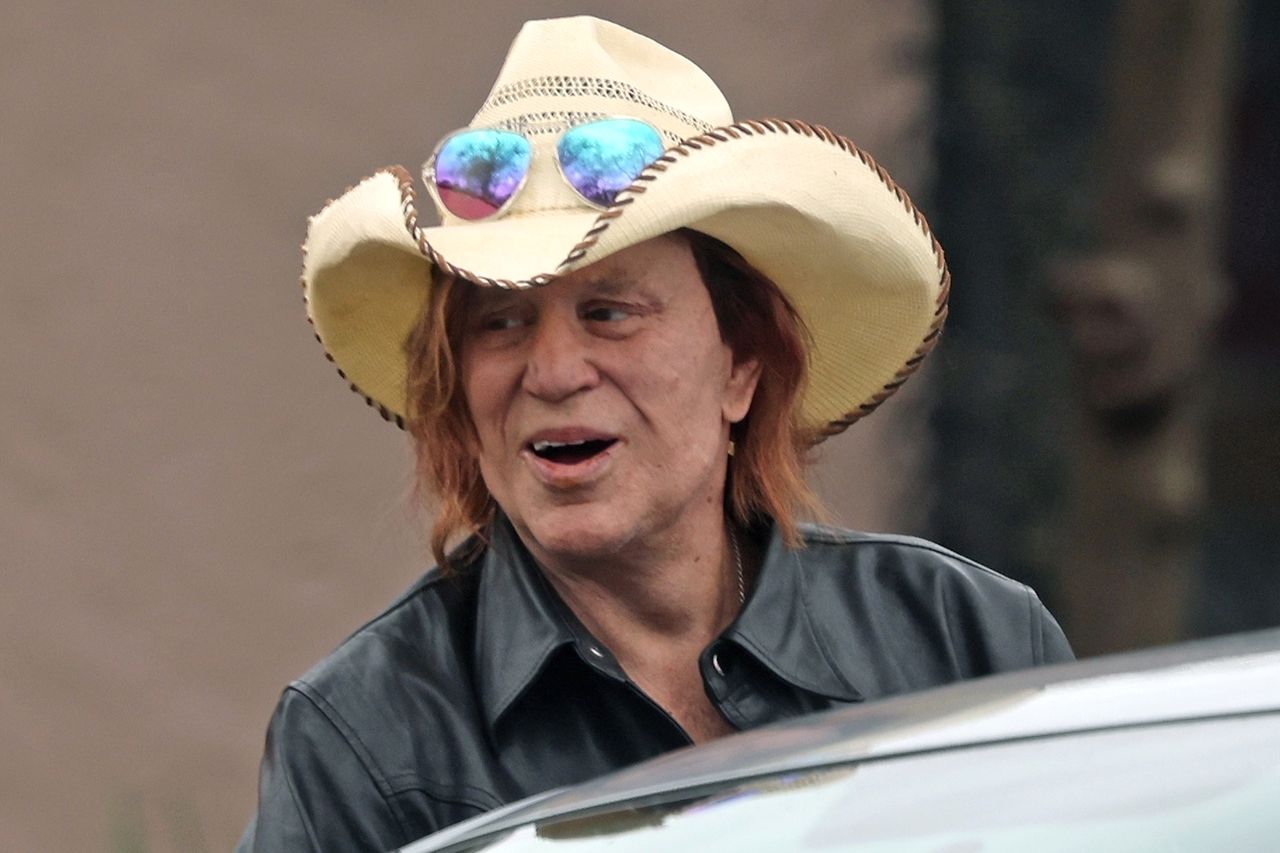 Mickey Rourke seen outside his Los Angeles home after approving of ...