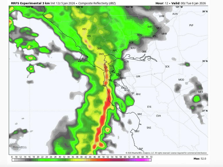Bay Area to see heavy rain today. Here's when and where