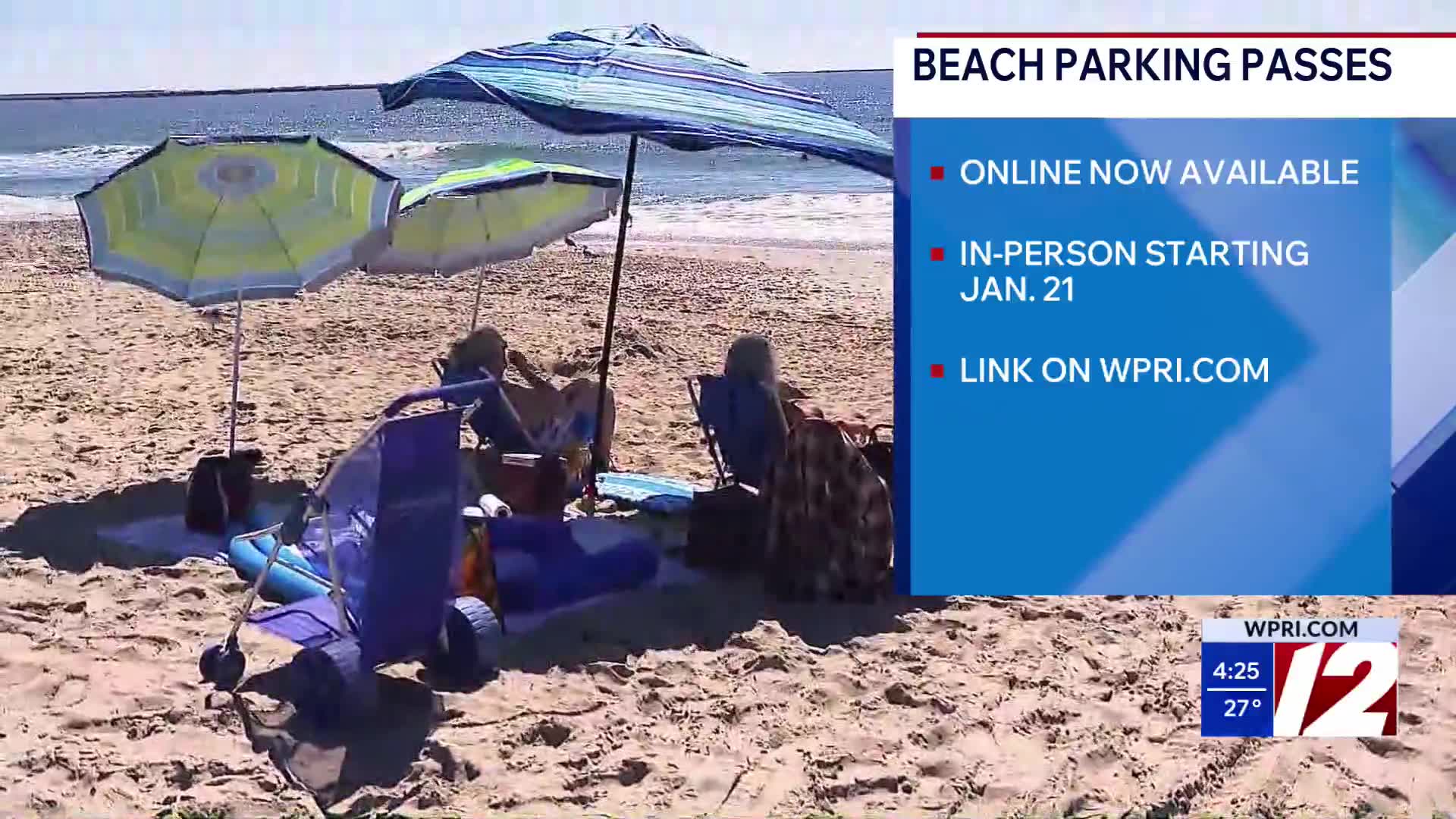 Rhode Island state beach passes available for 2026 season
