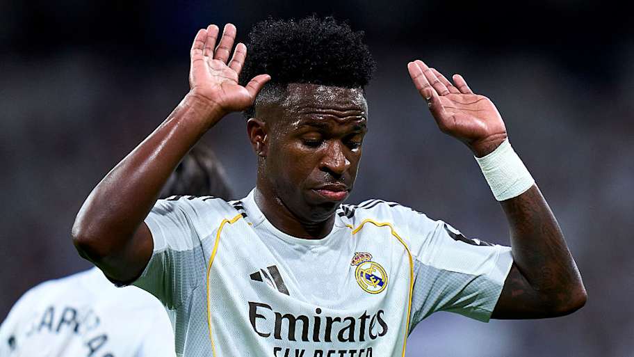 Vinicius Jr has yet to ink a contract extension with Real Madrid. | Diego Souto/Getty Images