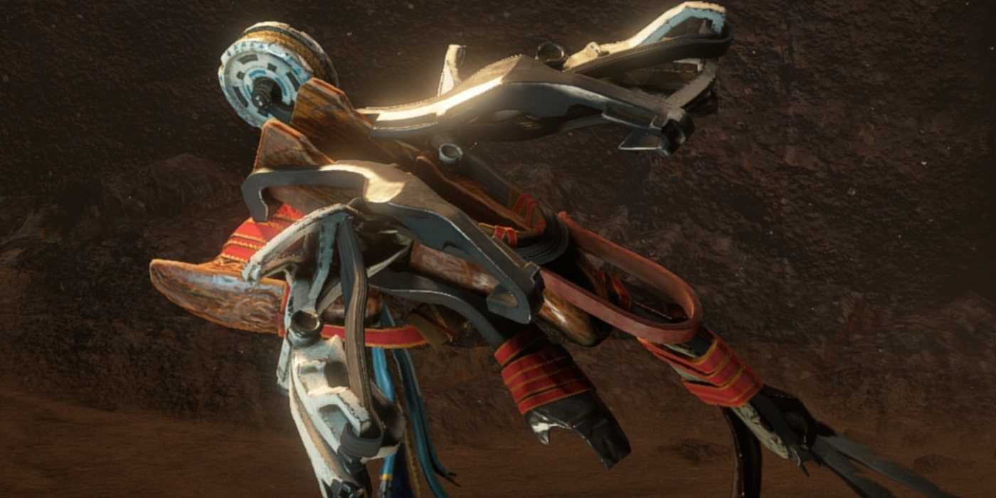 The All-Mother's Blessing weapon in Horizon Forbidden West's inventory screen.