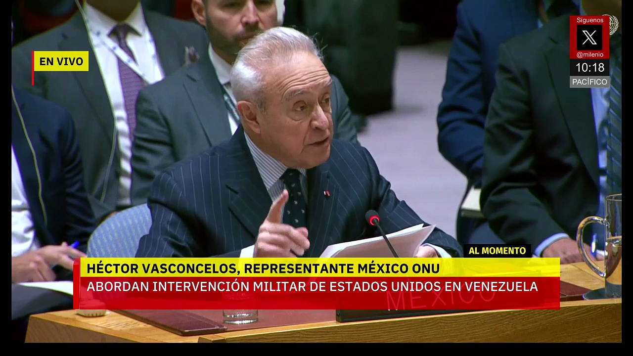 México fija postura en la ONU sobre intervención de EU en Venezuela