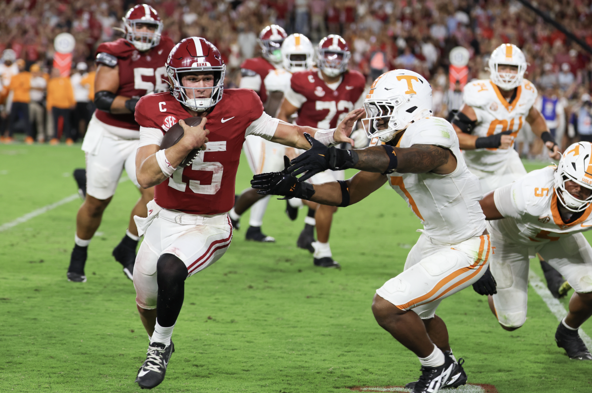 ESPN college football insider shares the latest on Alabama QB Ty Simpson