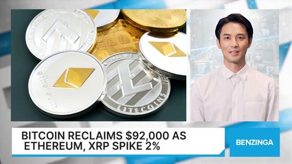 Bitcoin above $92K