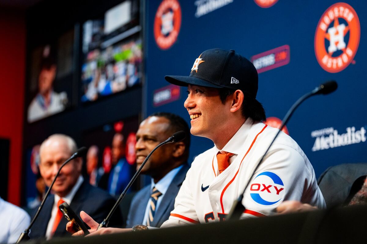 アストロズ・今井達也（球団公式Xより引用）