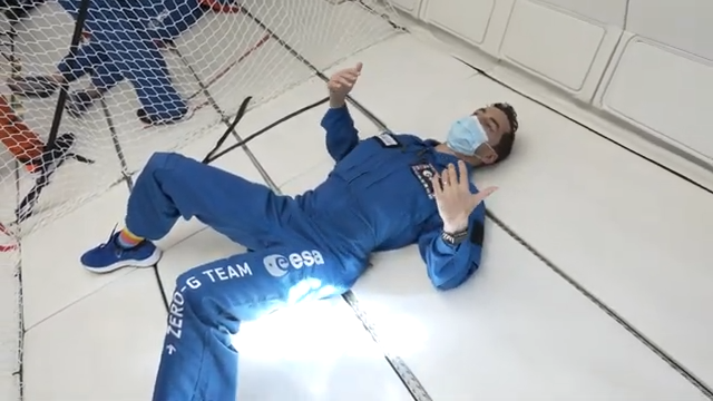Watch how we do real science in zero gravity