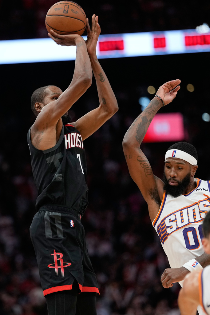 Triple de Durant en los últimos segundos da a los Rockets victoria 100 ...