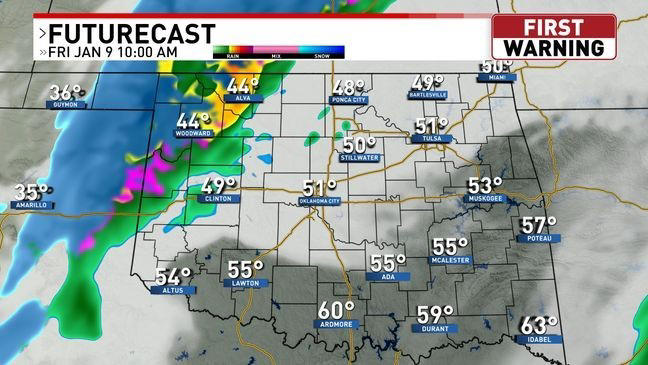 Midweek system brings rain and storms