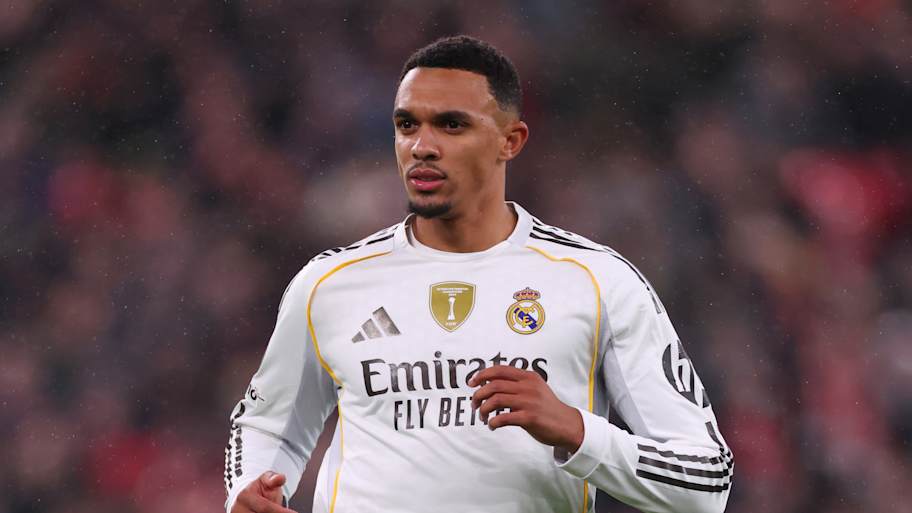 Trent Alexander-Arnold continues to be linked with an exit from Real Madrid. | Marc Atkins/Getty Images
