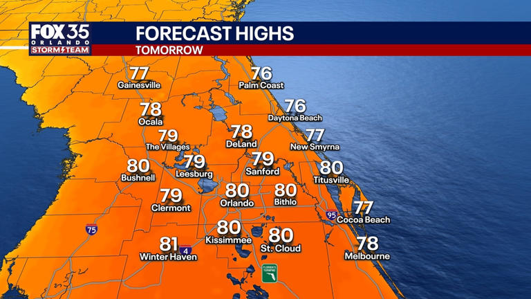 Orlando weather: Warm days ahead before cooler air returns to Florida