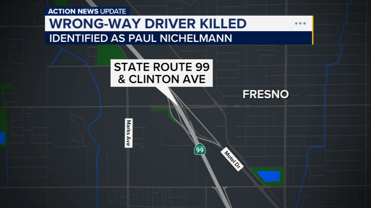 Wrong-way driver identified after crashing into two other vehicles on Highway 99