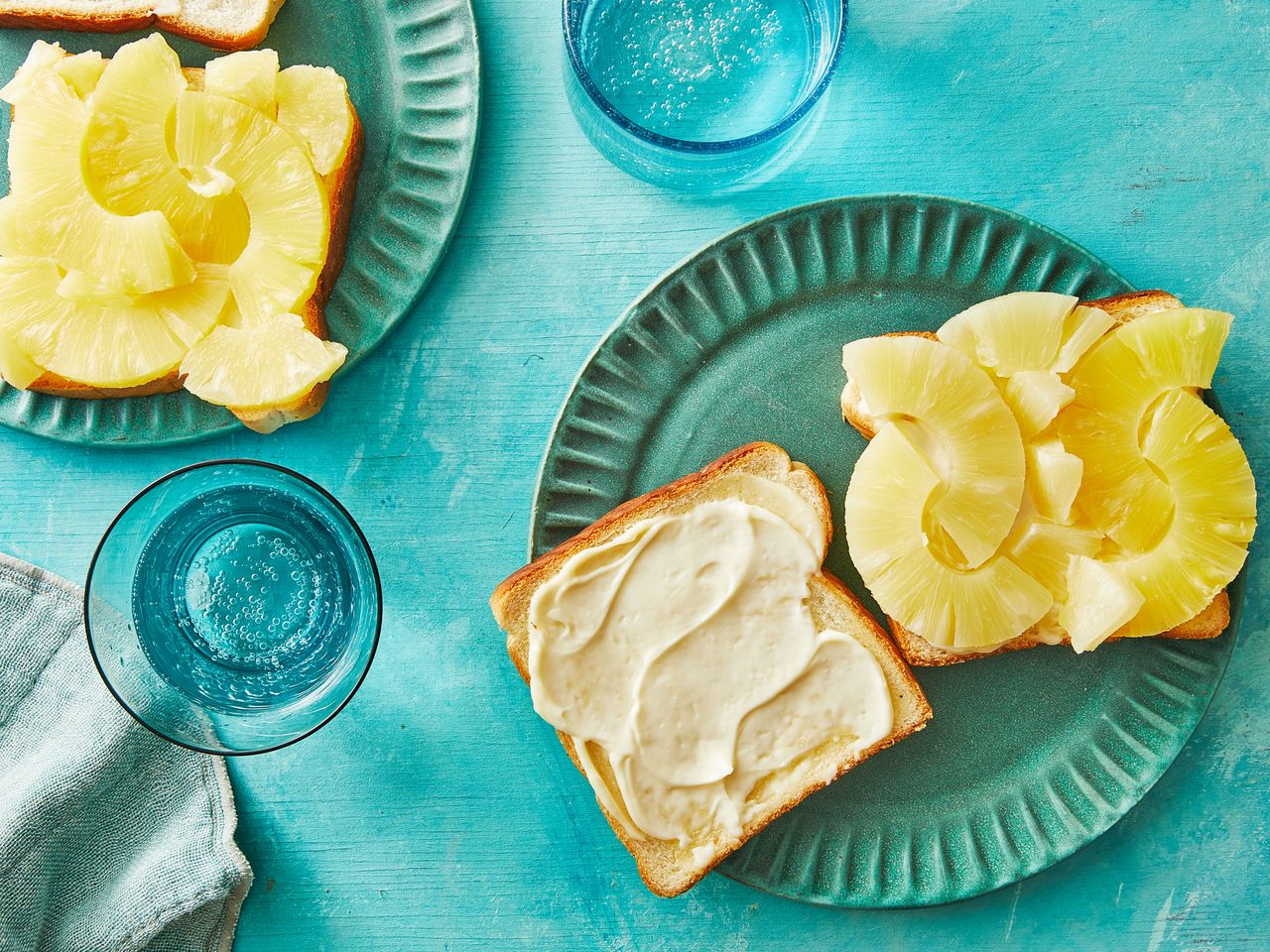 Southern Living Pineapple Sandwich on a plate to serve