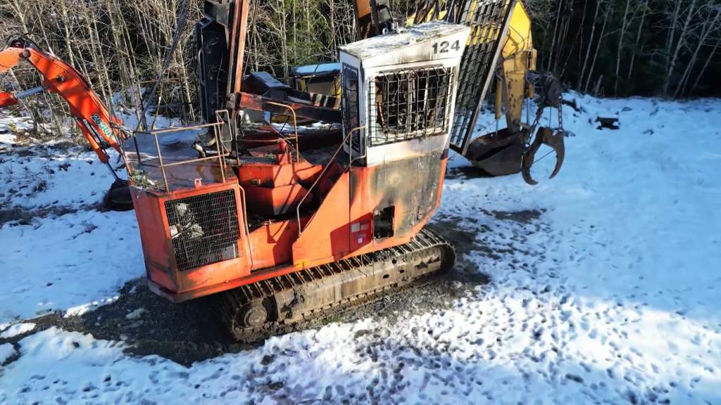RCMP investigating logging equipment fire on Vancouver Island