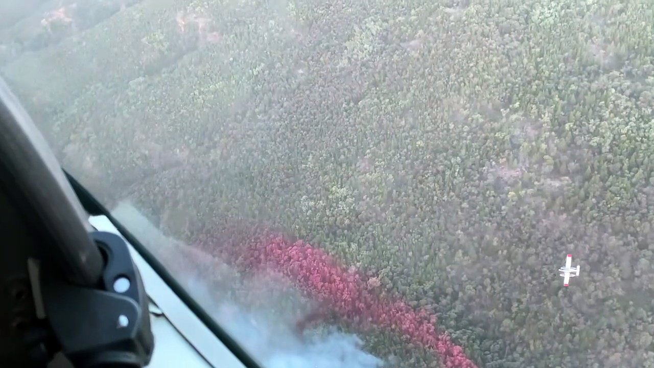 Watch: The fire in the Upper Murray near Walwa on Tuesday, January 6