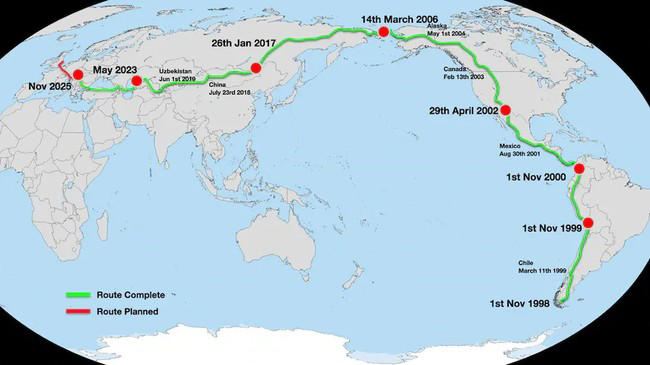 Meet Karl Bushby, the man who walks the Earth