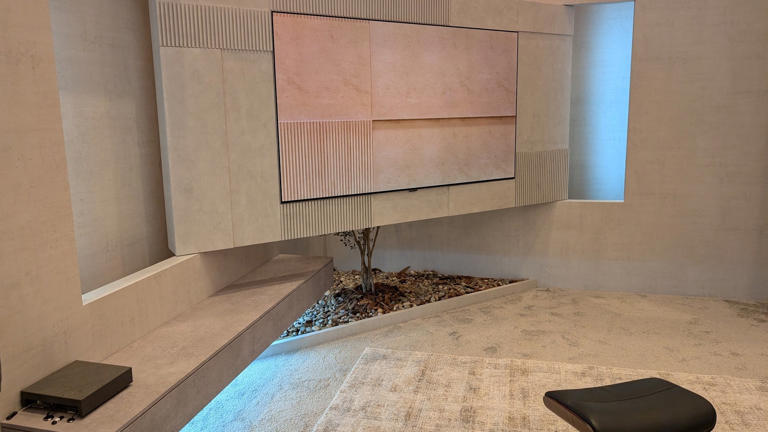 LG's W6 OLED wallpaper TV is flat, wireless, and stunning