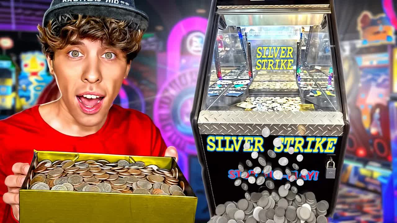 400 quarters vs. the coin pusher — the results were insane