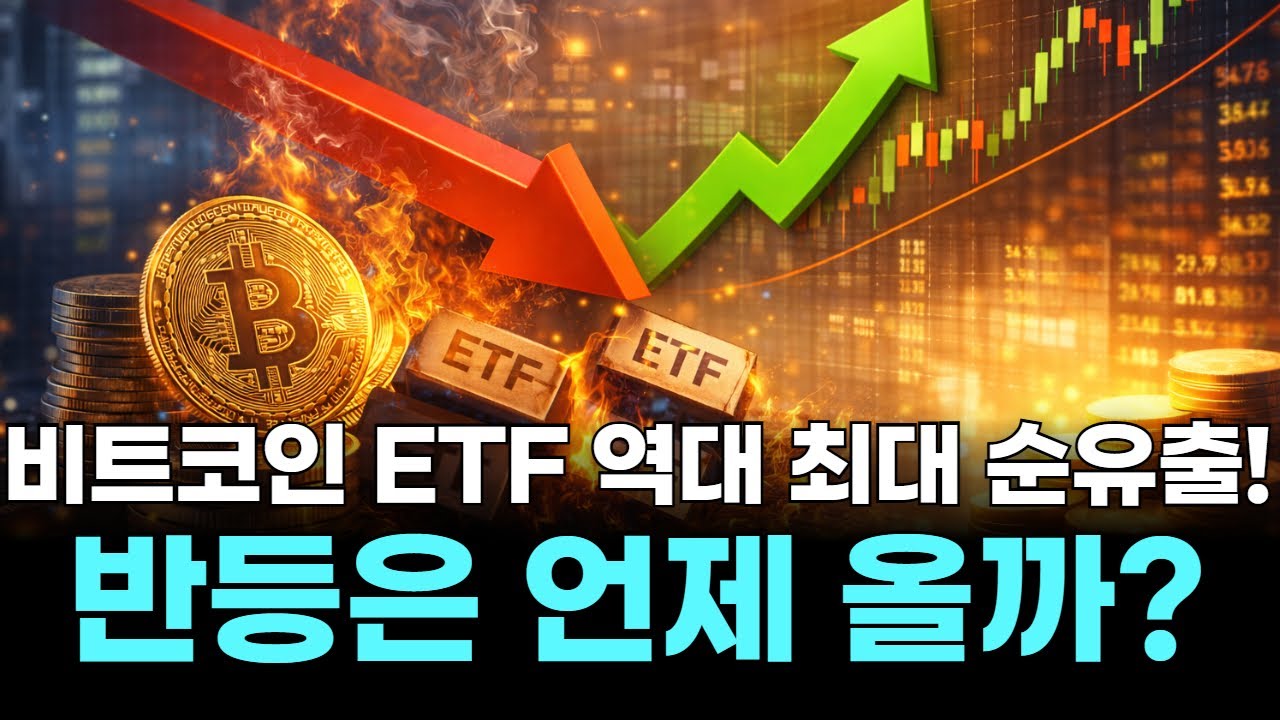 비트코인 ETF 역대 최대 순유출! 반등은 언제 올까? | Watch
