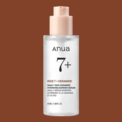 This rice water- and ceramide-rich serum