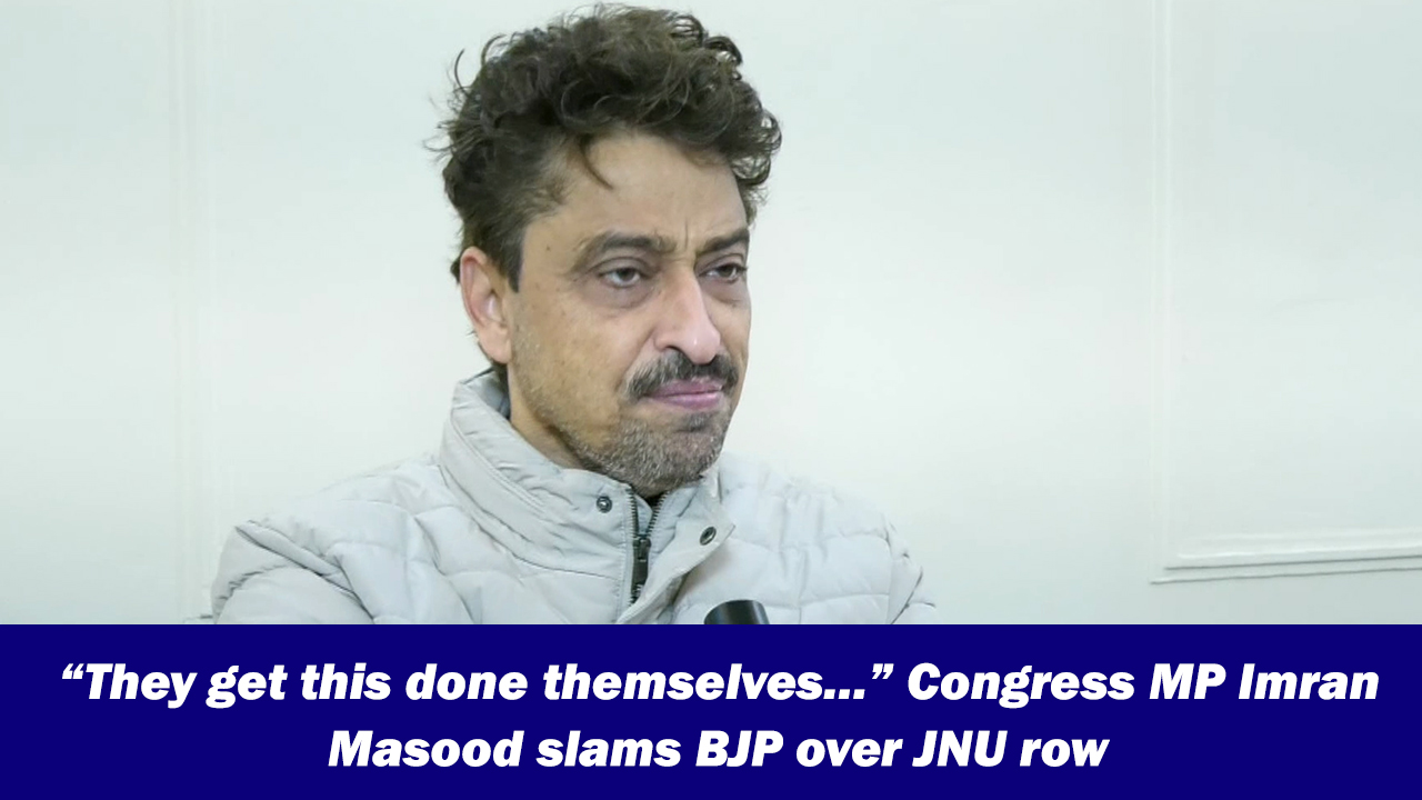 They get this done themselves… Congress MP Imran Masood slams BJP over ...