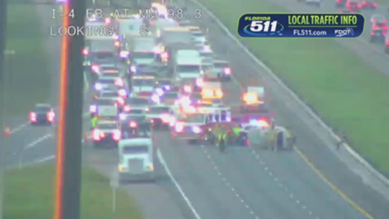Three-vehicle crash causes traffic delays on I-4 eastbound in Seminole ...