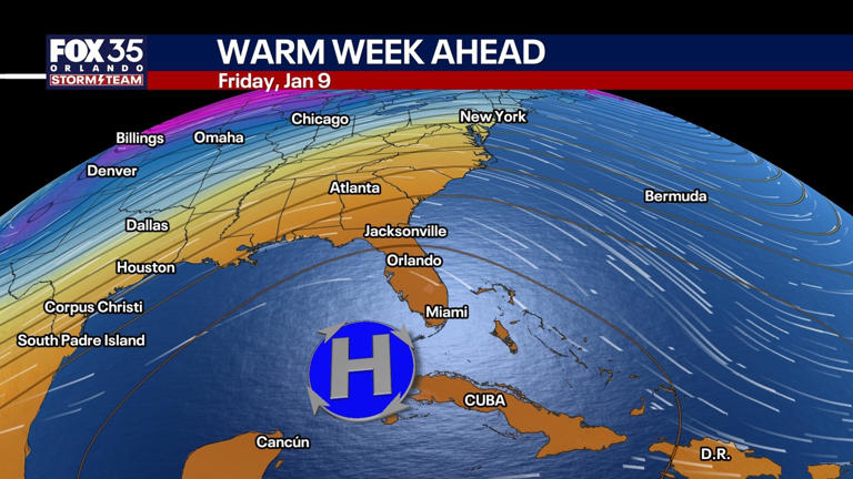 Orlando weather: Evening fog possible as warming trend builds before ...